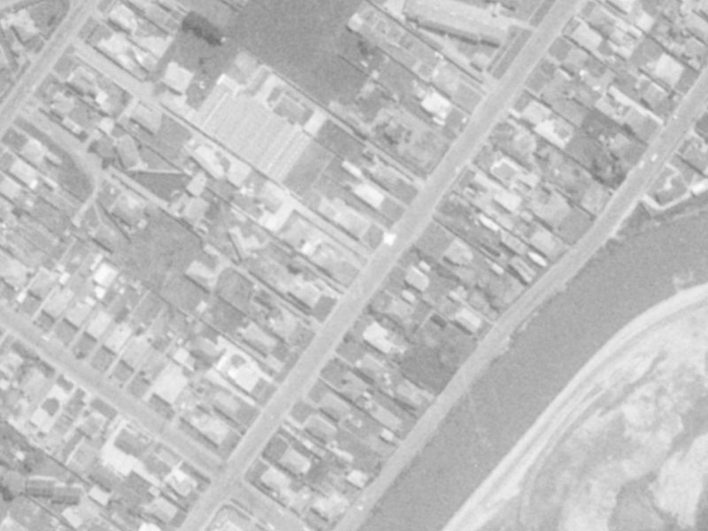 52 Bamford Street from the air, 1975-1979