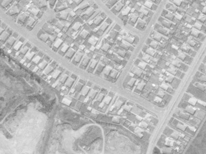 10 Boston Avenue from the air, 1975-1979