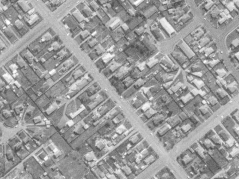 256 Lyttelton Street from the air, 1975-1979