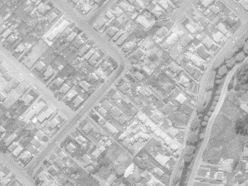 40 Croydon Street from the air, 1975-1979