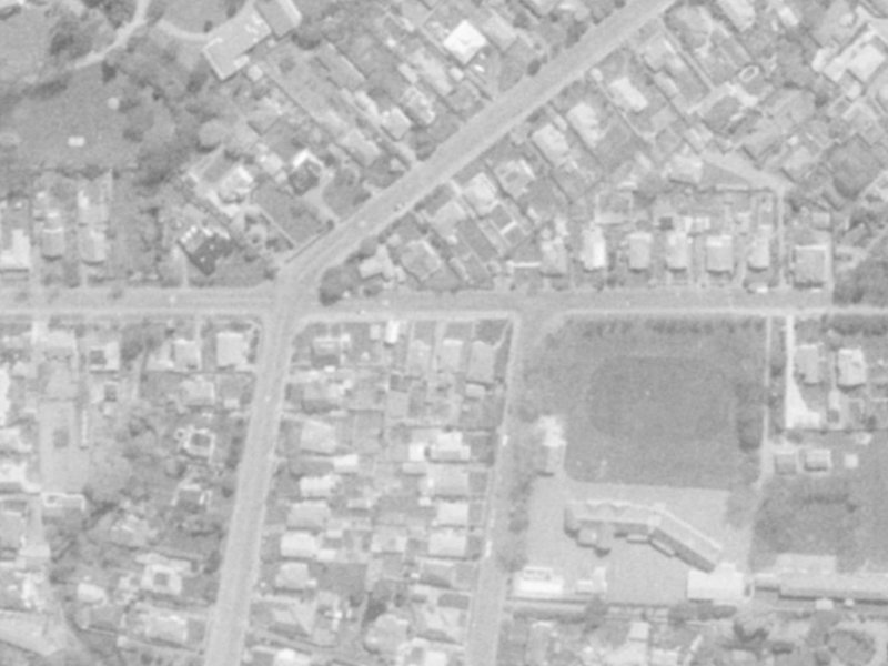 26 Ford Road from the air, 1975-1979