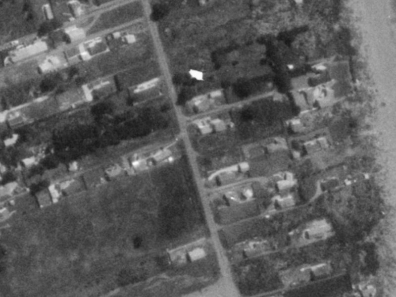 195 Rocking Horse Road from the air, 1975-1979