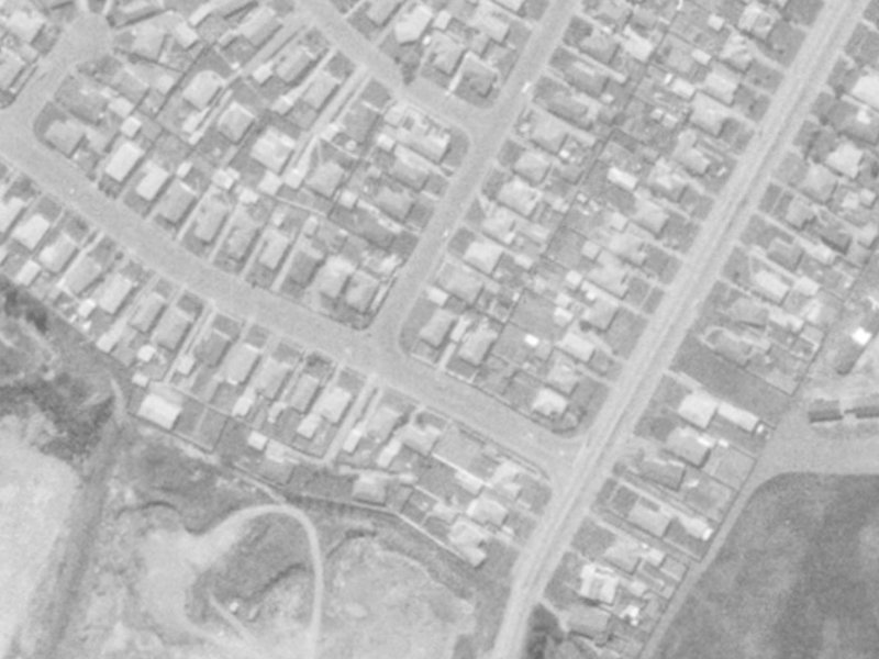 2 Blankney Street from the air, 1975-1979