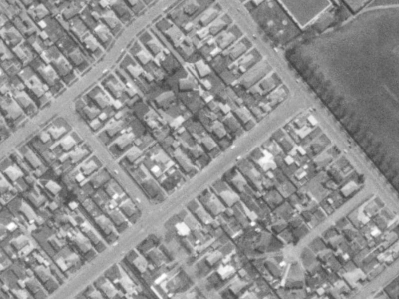 67 Wychbury Street from the air, 1975-1979