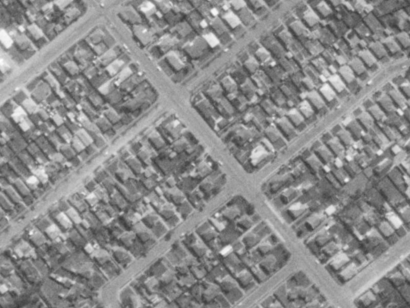 143 Selwyn Street from the air, 1975-1979