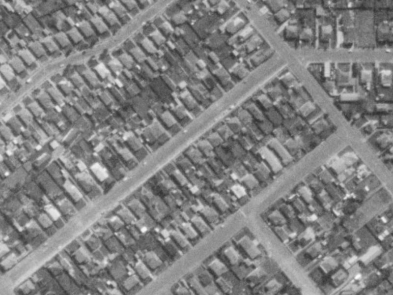40A Leitch Street from the air, 1975-1979