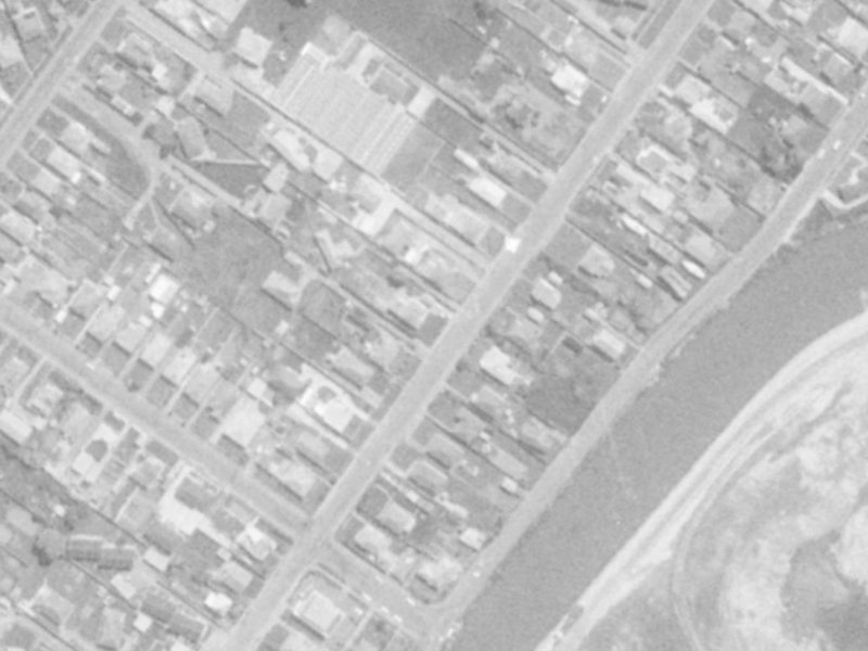 55 Bamford Street from the air, 1975-1979