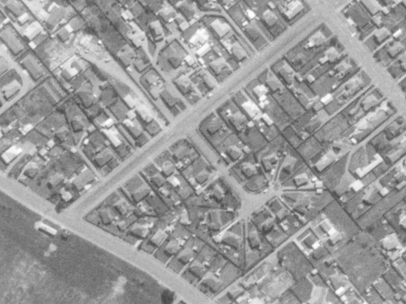1 Bayley Place from the air, 1975-1979