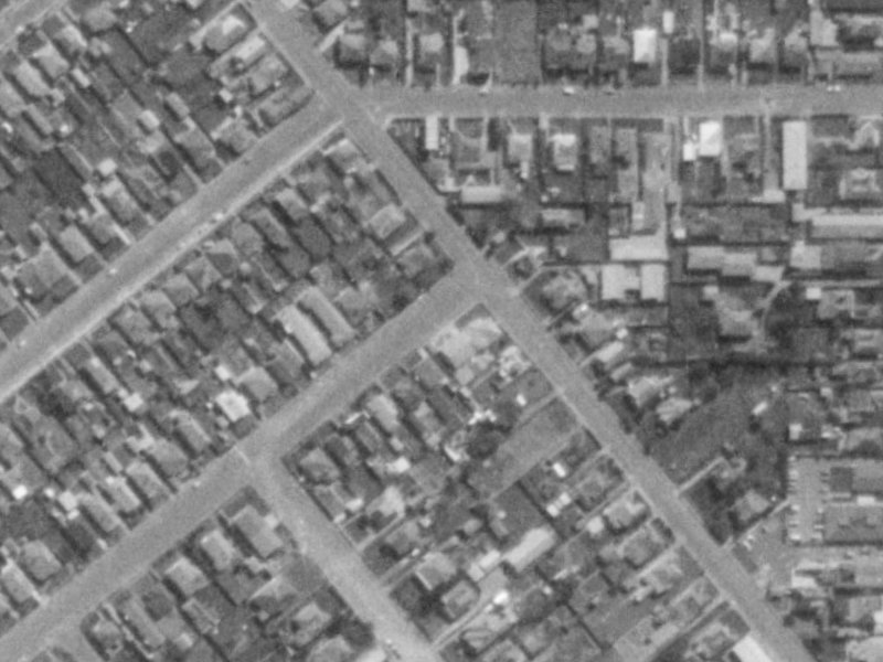 48 Dunn Street from the air, 1975-1979
