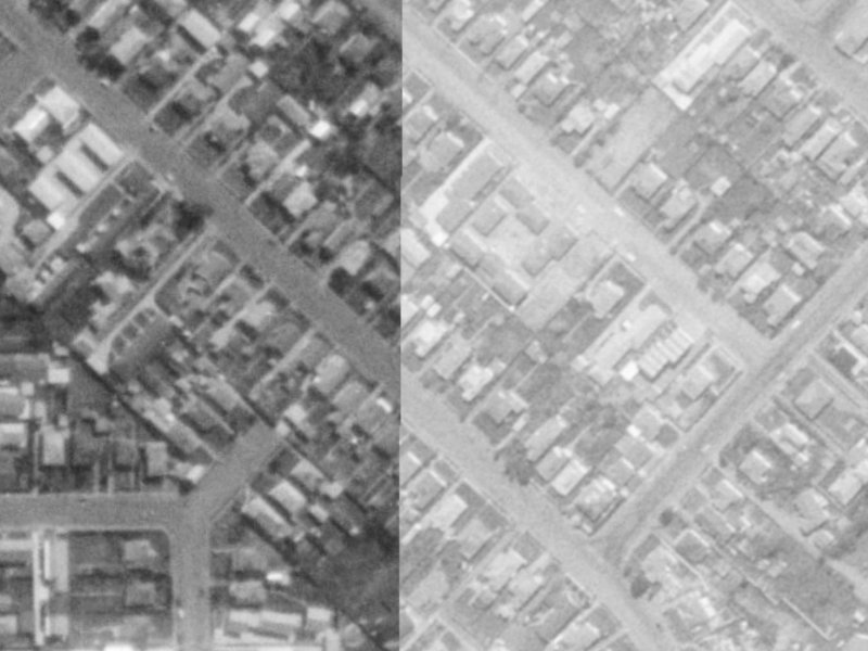 135 Southampton Street from the air, 1975-1979