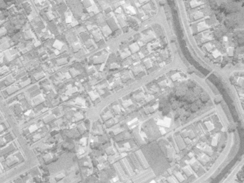 10 Derrett Place from the air, 1975-1979