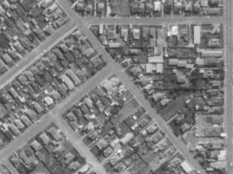 175 Colombo Street from the air, 1975-1979