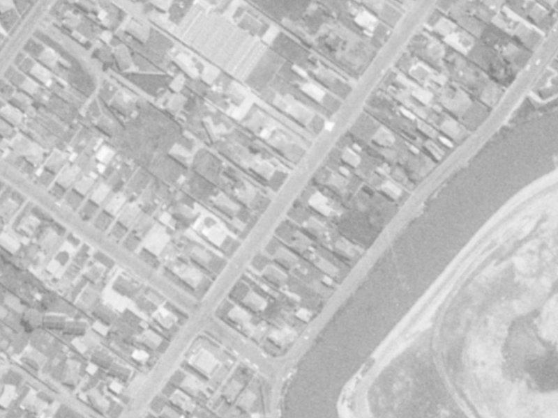 45-69 Bamford Street from the air, 1975-1979