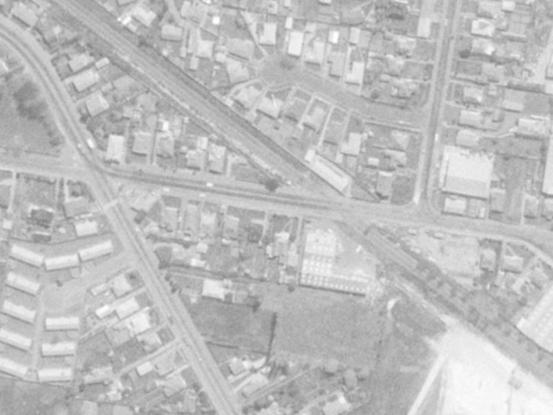91 Garlands Road from the air, 1975-1979