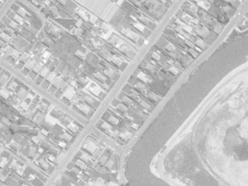 59 Bamford Street from the air, 1975-1979