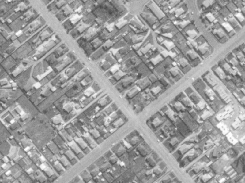 244 Lyttelton Street from the air, 1975-1979