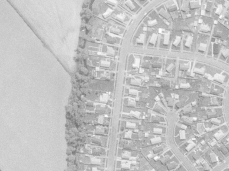 93 Warren Crescent from the air, 1975-1979