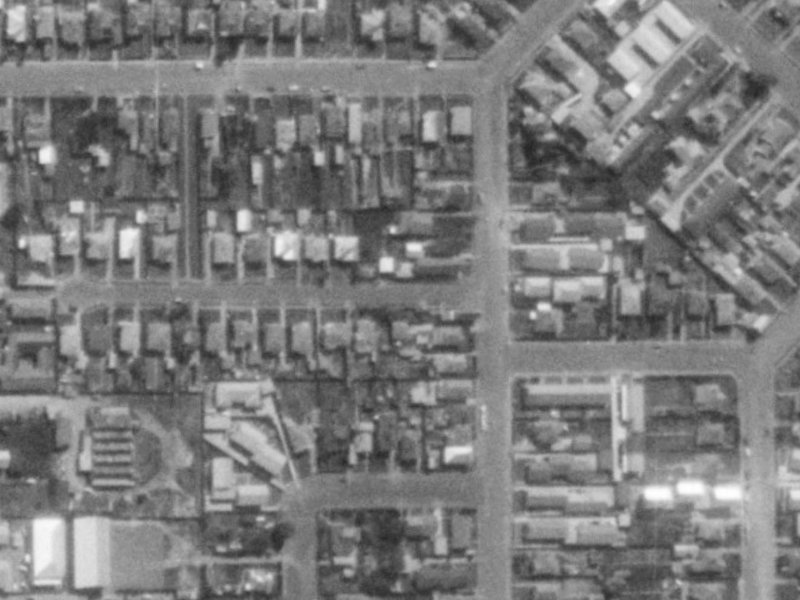 38A Wembley Street from the air, 1975-1979