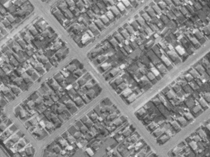 112 Selwyn Street from the air, 1975-1979