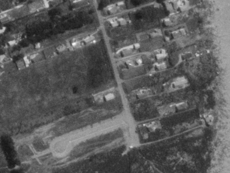 205 Rocking Horse Road from the air, 1975-1979