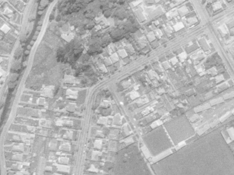 62 St Martins Road from the air, 1975-1979