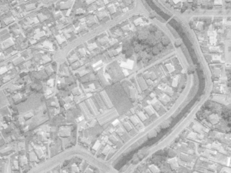 212A Riverlaw Terrace from the air, 1975-1979