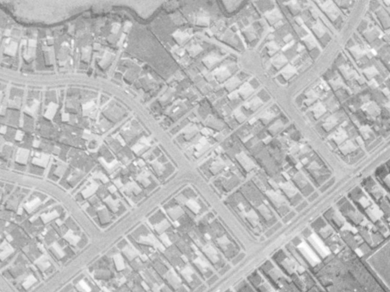 10 Warren Crescent from the air, 1975-1979