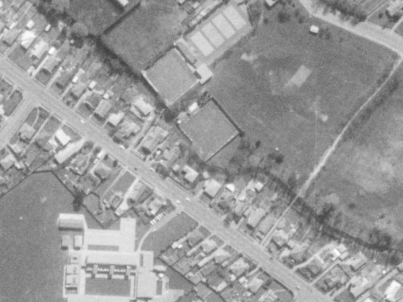 45 Hoon Hay Road from the air, 1975-1979
