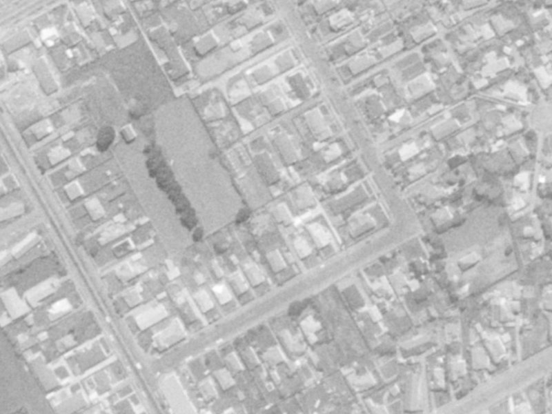 Riverlaw Terrace from the air, 1975-1979