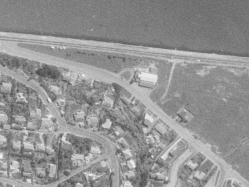 16 McCormacks Bay Road from the air, 1975-1979