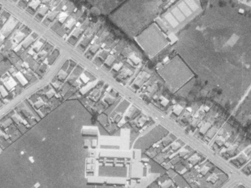 44A Hoon Hay Road from the air, 1975-1979