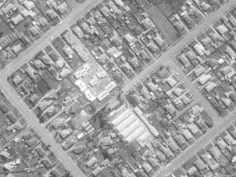 7 Cherrytree Lane from the air, 1975-1979