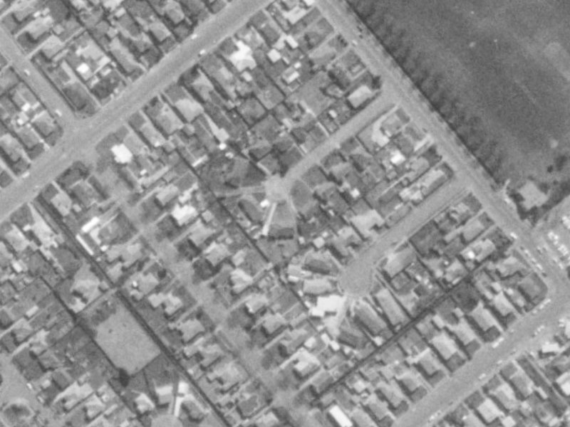 Sefton Place from the air, 1975-1979