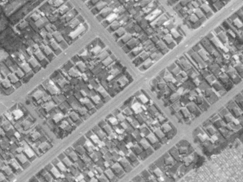 41 Milton Street from the air, 1975-1979