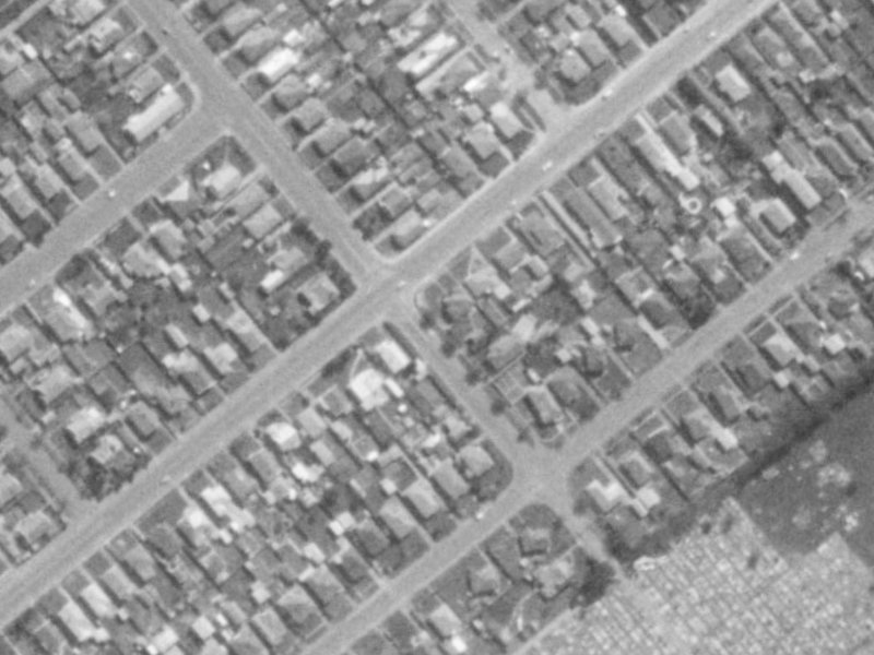 60 Milton Street from the air, 1975-1979