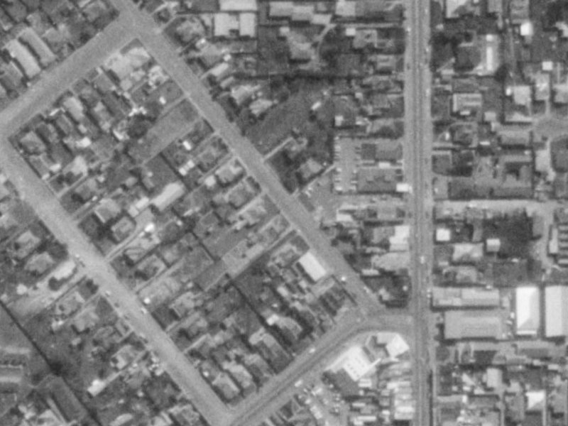 11 Strickland Street from the air, 1975-1979
