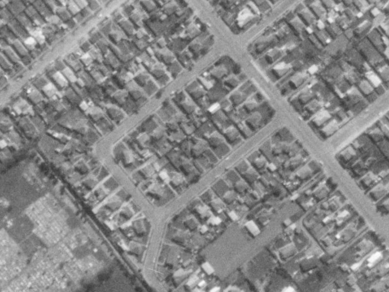 11C Cooke Street from the air, 1975-1979