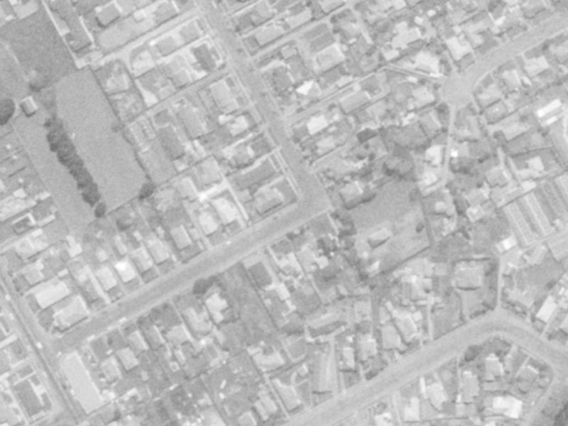 44 Prossers Road from the air, 1975-1979