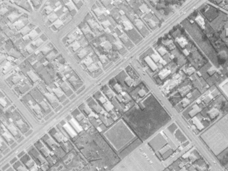 77B Halswell Road from the air, 1975-1979