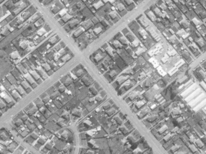 226 Lyttelton Street from the air, 1975-1979