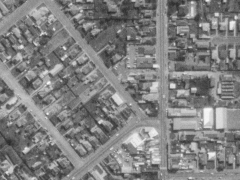 3A Strickland Street from the air, 1975-1979