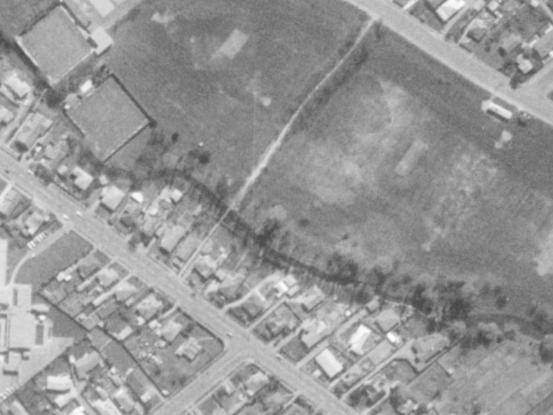 61C Hoon Hay Road from the air, 1975-1979