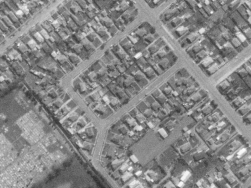 9A Cooke Street from the air, 1975-1979