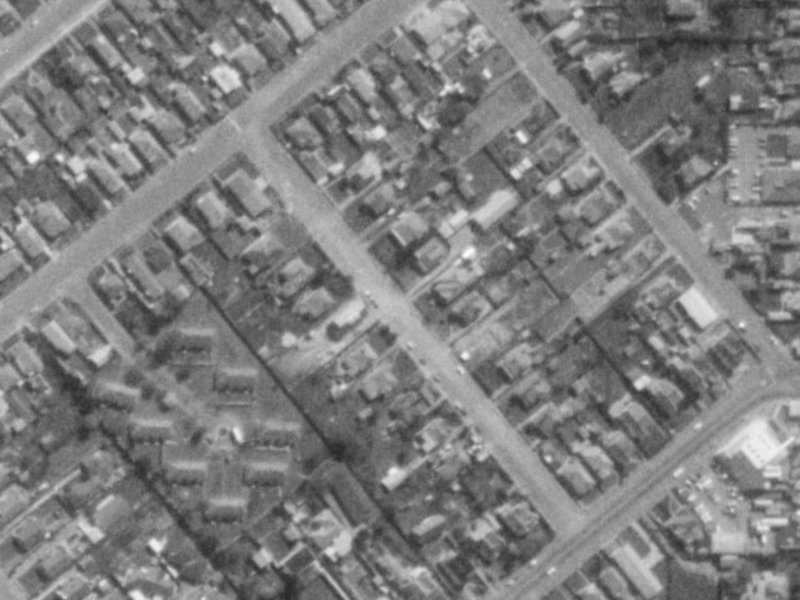 11A Baretta Street from the air, 1975-1979