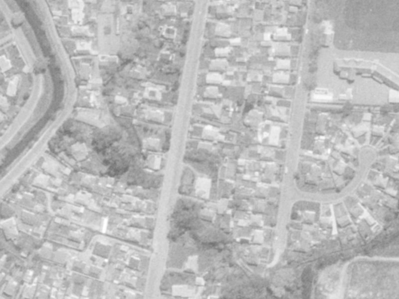 54 Hawford Road from the air, 1975-1979