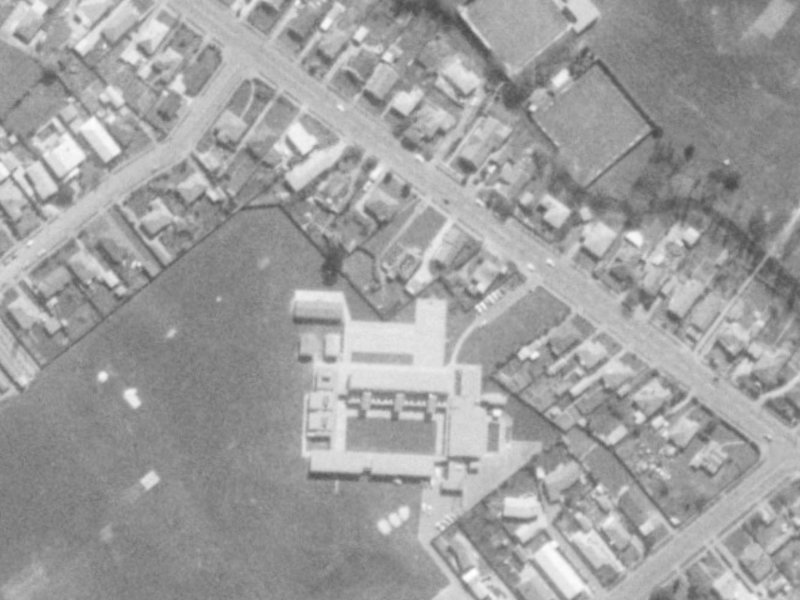 46 Hoon Hay Road from the air, 1975-1979