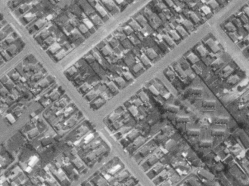 8 Dunn Street from the air, 1975-1979