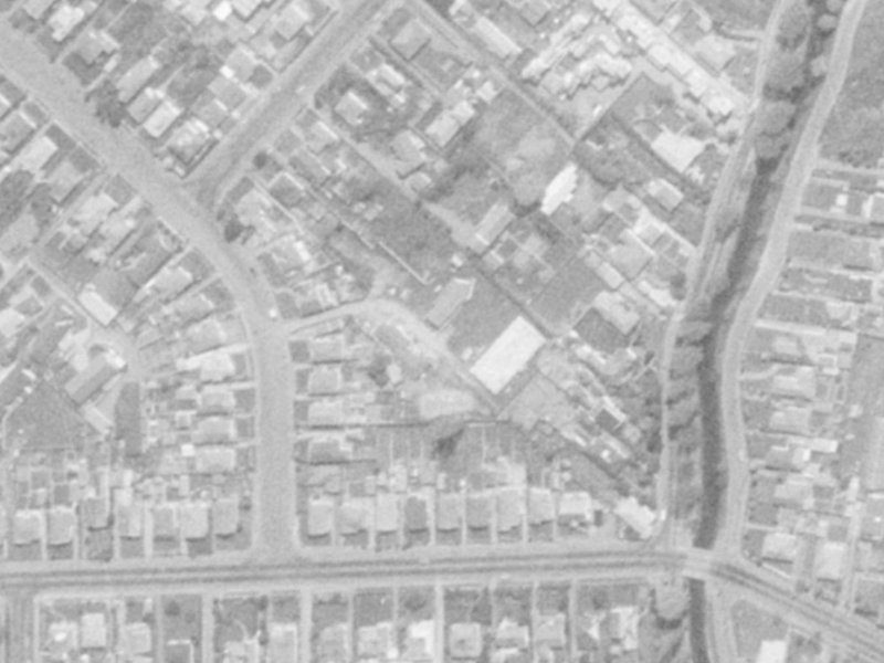 6A Ikamatua Lane from the air, 1975-1979
