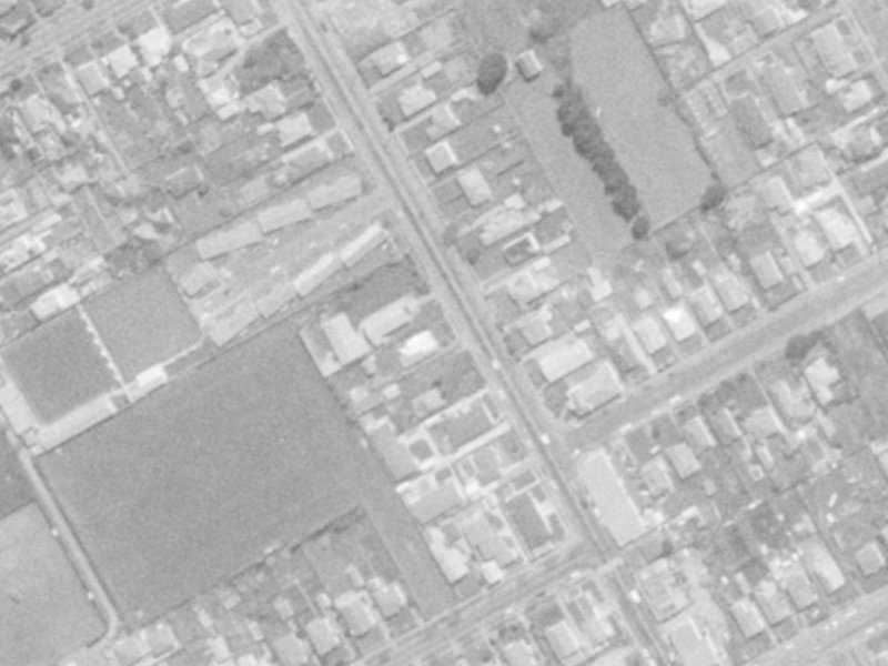 123a Wilsons Road from the air, 1975-1979