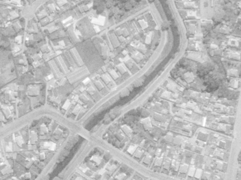 234 Riverlaw Terrace from the air, 1975-1979